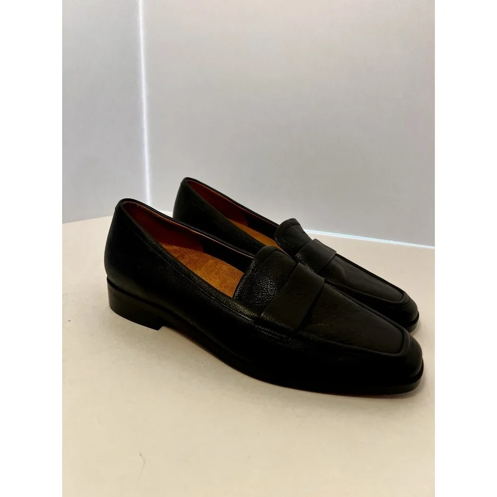 VIONIC Men's Size 11 Shoes Loafers Slip Ons SELLAH II Black EU 42 Leather